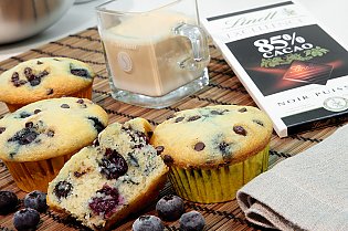 Heidelbeer- Schoko- Muffin